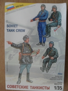 ZVEZDA 1/35 3504 SOVIET TANK CREW